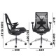 Paxton Mesh Back Operator Chair